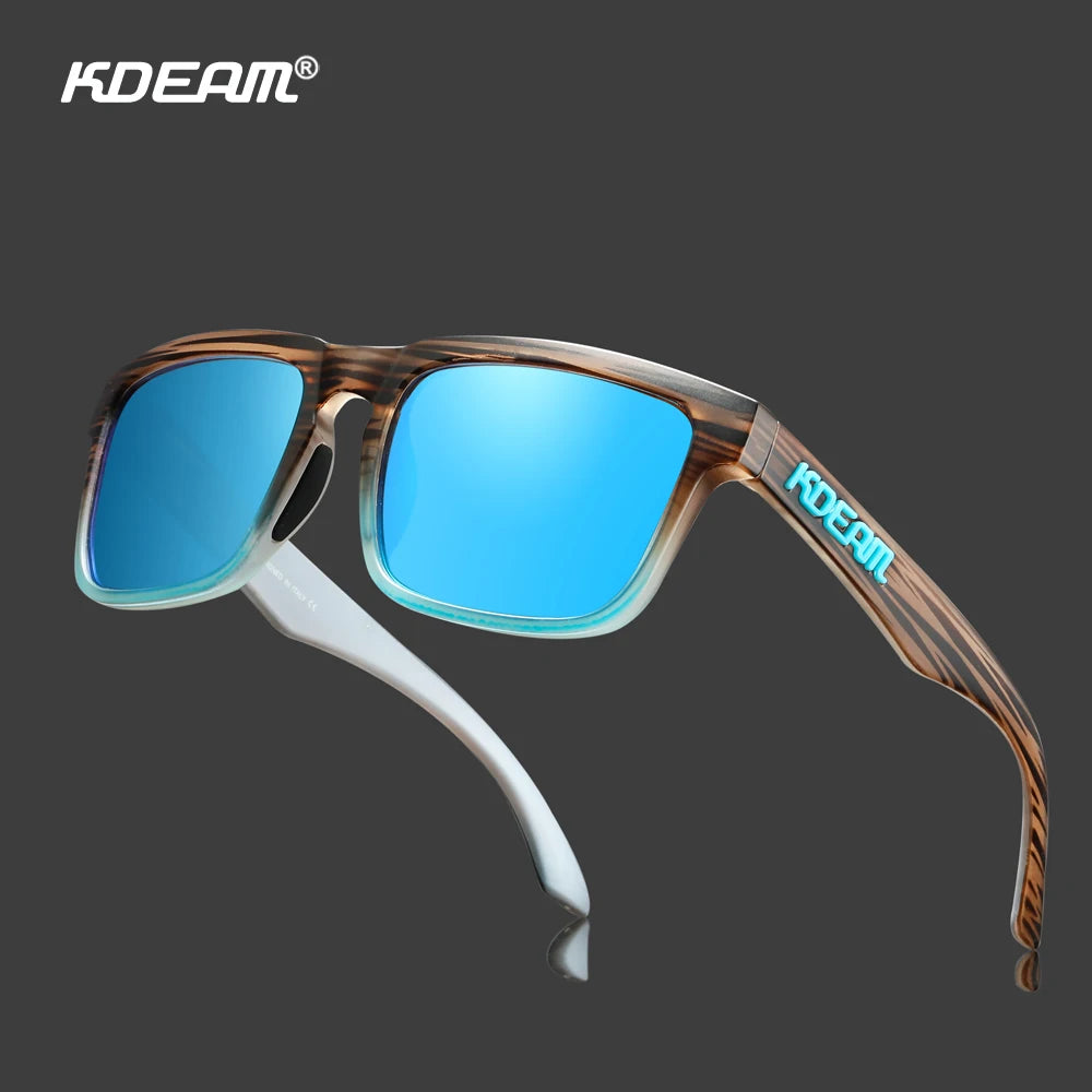 Square Men's Polarized Sunglasses Outdoors Lifestyle
