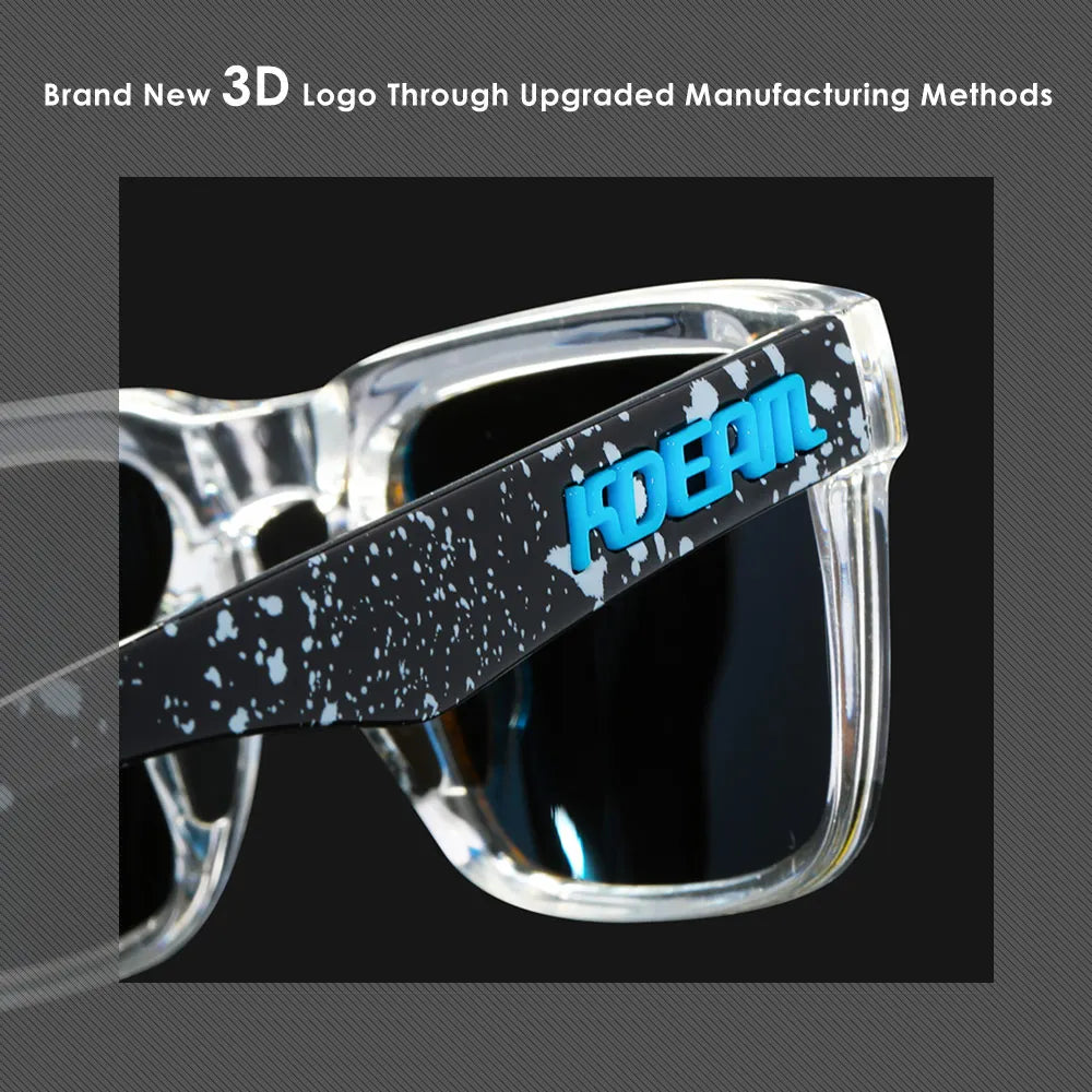 Square Men's Polarized Sunglasses Outdoors Lifestyle