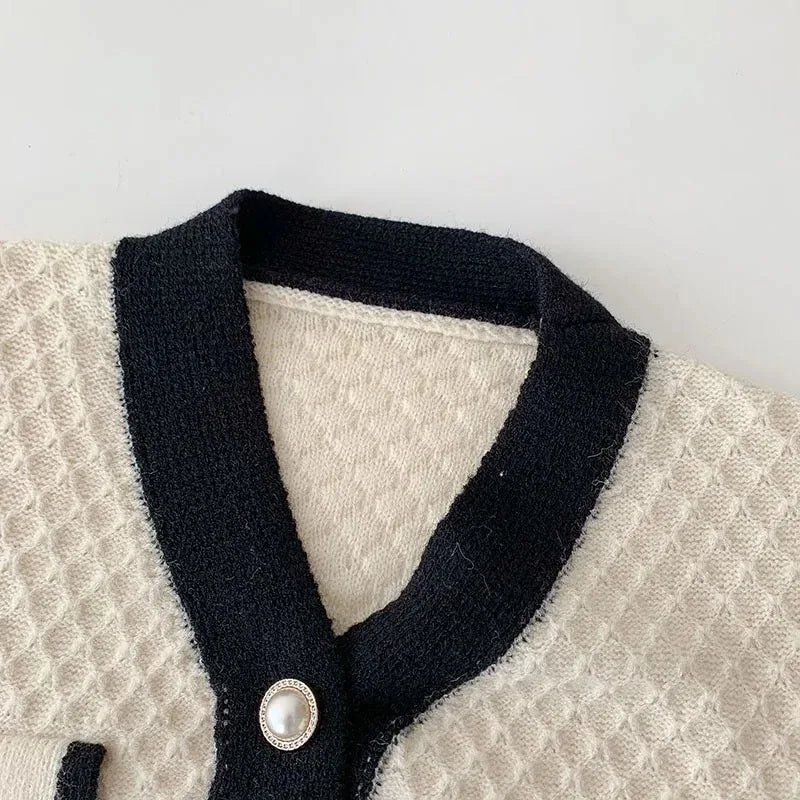 Loose Long-sleeved Knit Women's Cardigan