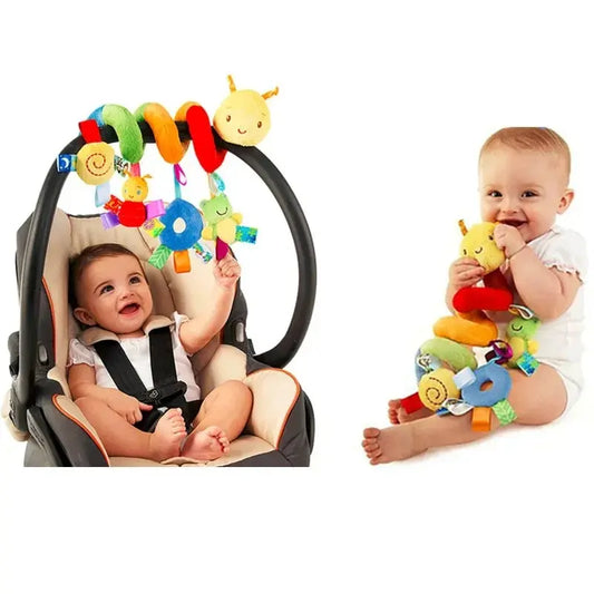 Cute Musical Spiral Crib/Stroller/Car Seat Travel Hanging Toys Baby Rattle