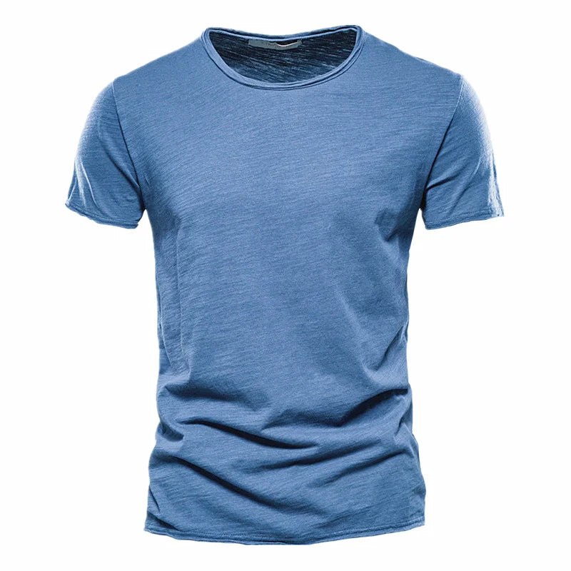 100% Cotton Men T-shirt Casual Soft
