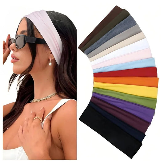 7PCS Sports Headbands For Women Stretchy