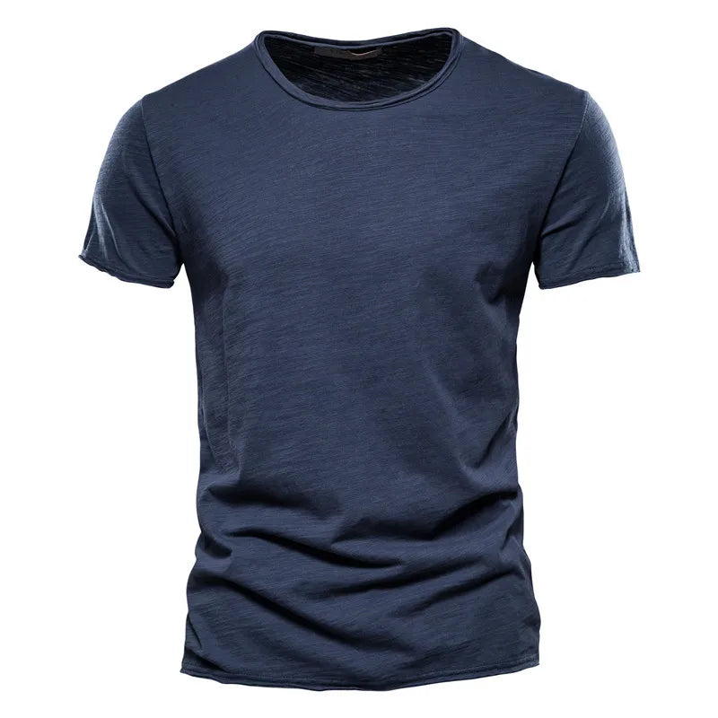 100% Cotton Men T-shirt Casual Soft