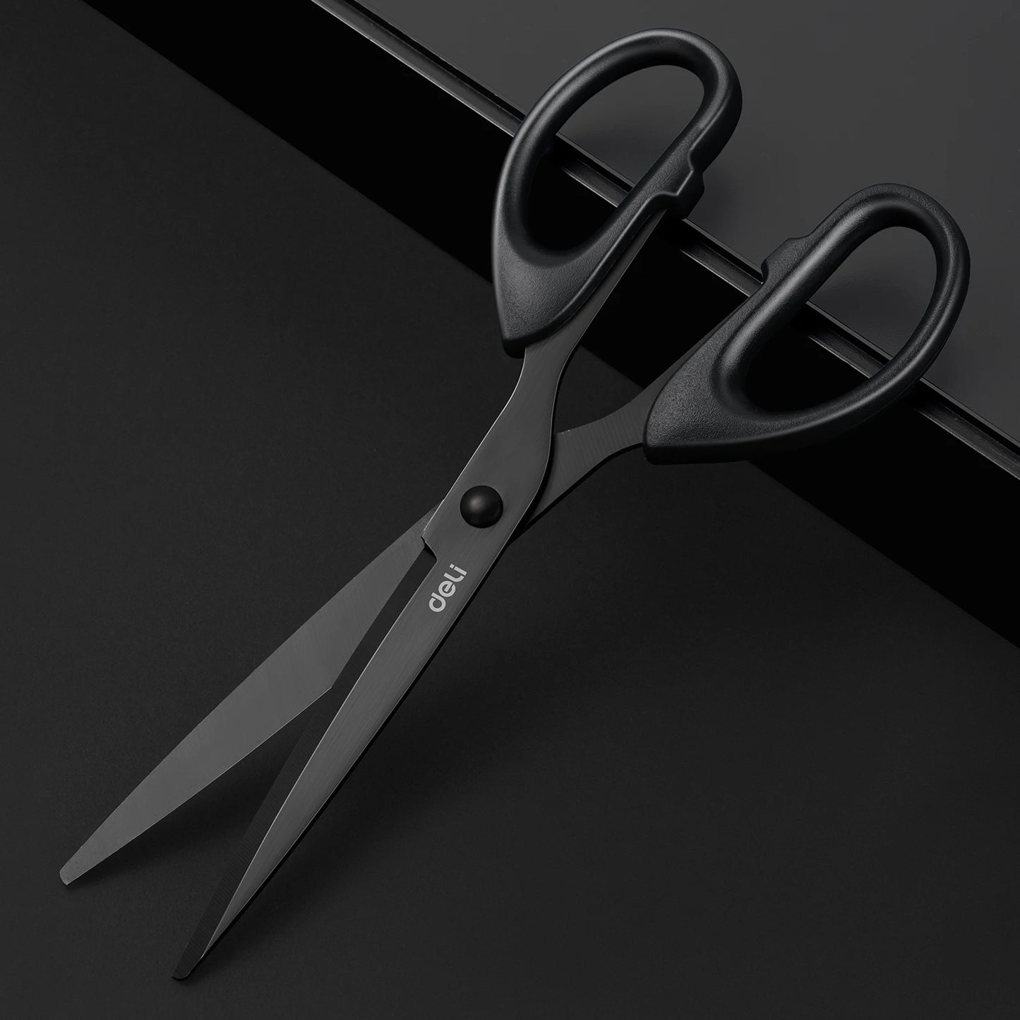 Heavy Duty Scissors with Black Blade Sharp Stainless Steel