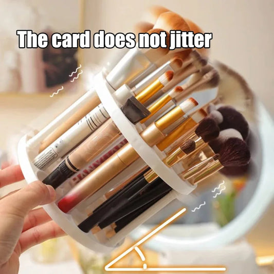 45-Hole Rotating Makeup Brush Stand