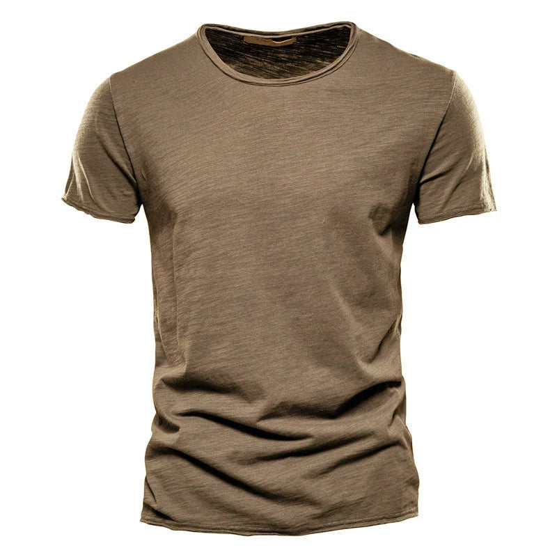 100% Cotton Men T-shirt Casual Soft