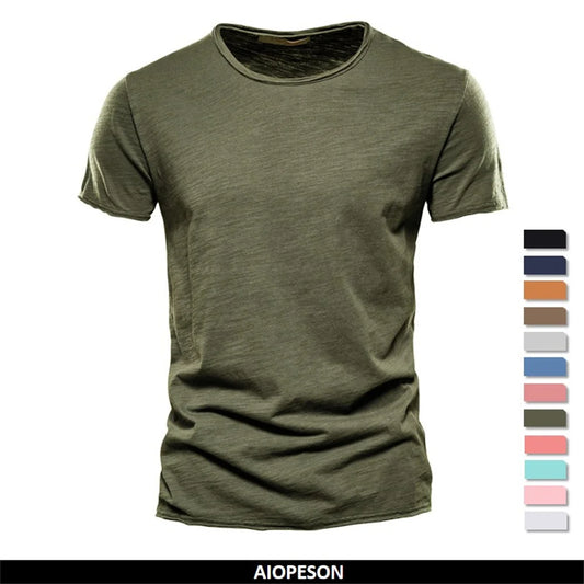100% Cotton Men T-shirt Casual Soft