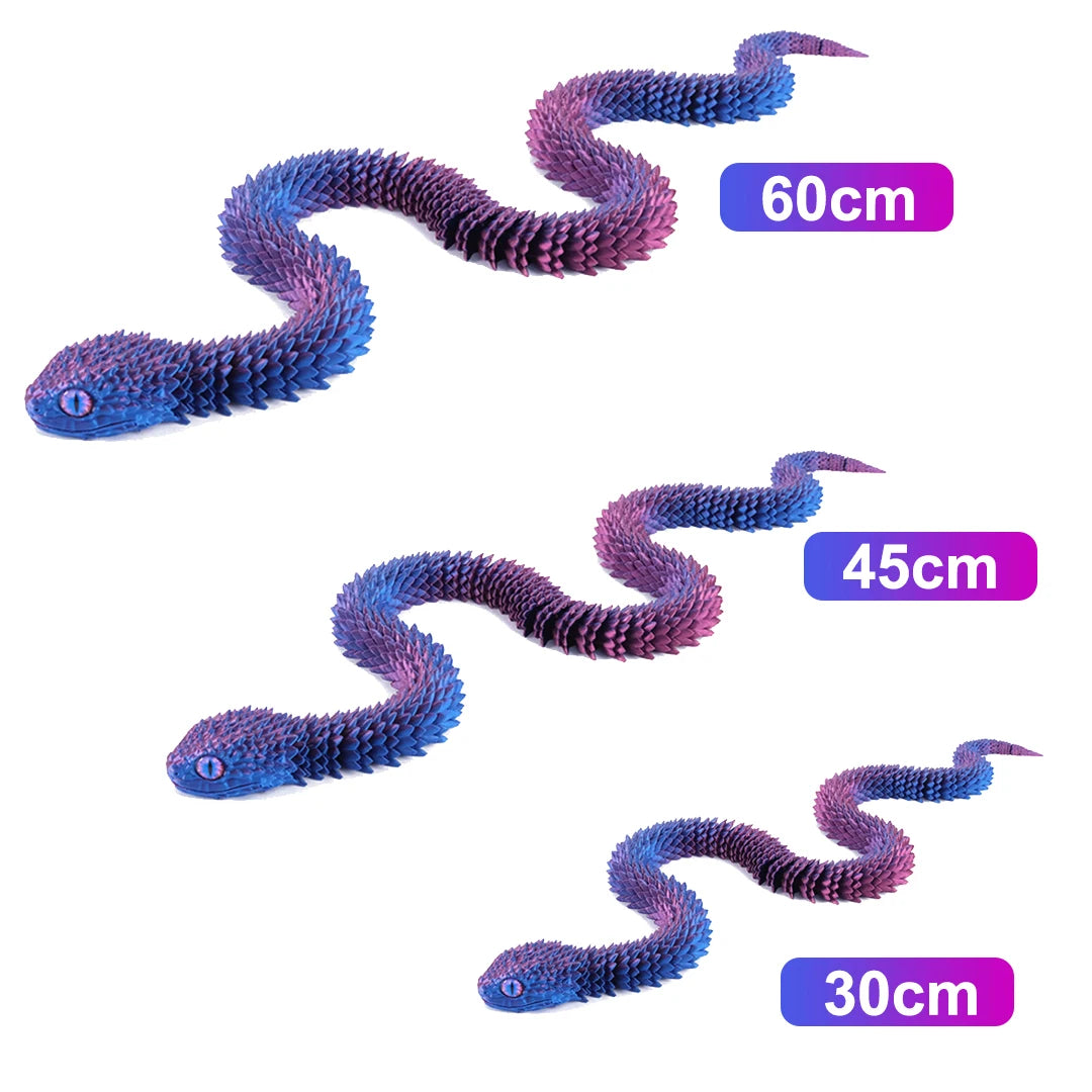 3D Printed Snake Movable