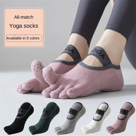 1 pair of women's five finger socks
