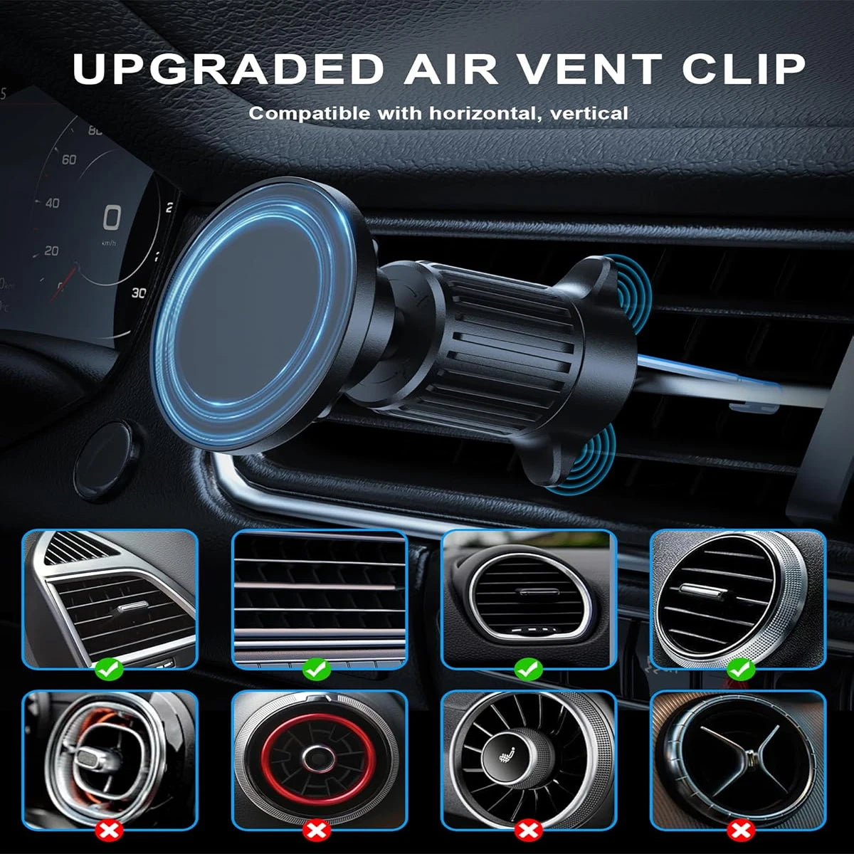 360° Magnetic Phone Holder for Car