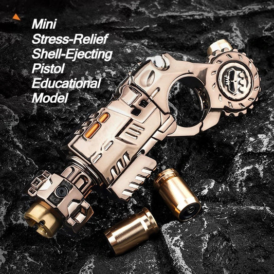 Alloy Launcher Shell-Ejecting Toy Gun Portable Stress Relief Sensory Fidget