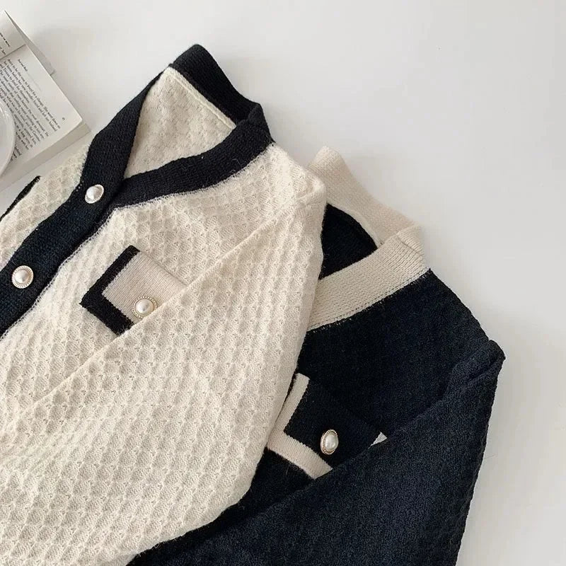 Loose Long-sleeved Knit Women's Cardigan
