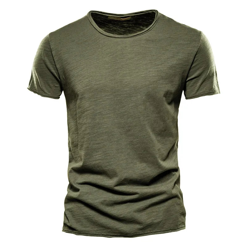 100% Cotton Men T-shirt Casual Soft